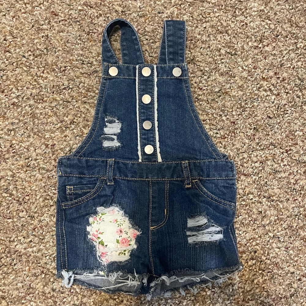 Boutique size 2t toddler girls overalls